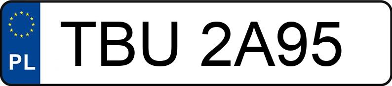 Numer rejestracyjny TBU 2A95 posiada SEAT TOLEDO - TBU2A95 Numer rejestracyjny TBU 2A95 posiada SEAT TOLEDO - TBU2A95