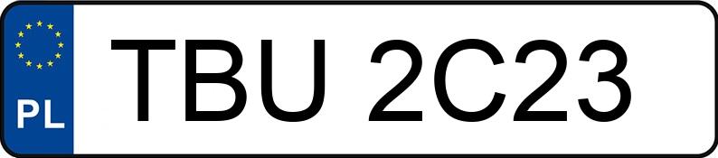 Numer rejestracyjny TBU 2C23 posiada MERCEDES-BENZ 412 D - TBU2C23