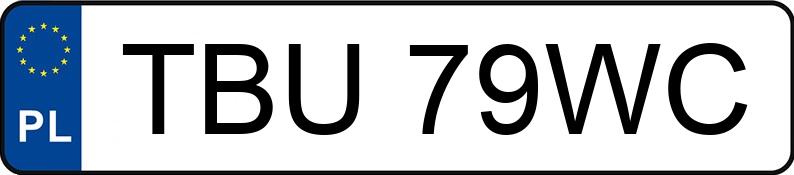 Numer rejestracyjny TBU 79WC posiada FORD Cougar 2.0 - TBU79WC