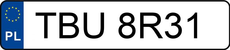 Numer rejestracyjny TBU 8R31 posiada VOLKSWAGEN POLO 1.4 KAT - TBU8R31 Numer rejestracyjny TBU 8R31 posiada VOLKSWAGEN POLO 1.4 KAT - TBU8R31