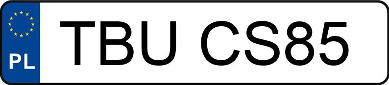 Numer rejestracyjny TBU CS85 posiada HYUNDAI IX35 - TBUCS85 Numer rejestracyjny TBU CS85 posiada HYUNDAI IX35 - TBUCS85