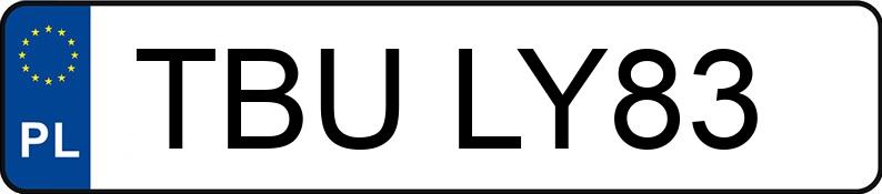 Numer rejestracyjny TBU LY83 posiada AUDI A5 - TBULY83