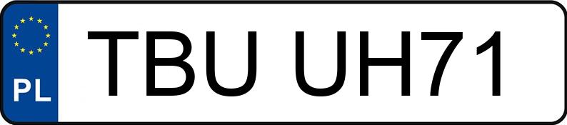 Numer rejestracyjny TBU UH71 posiada SAM --- - TBUUH71 Numer rejestracyjny TBU UH71 posiada SAM --- - TBUUH71