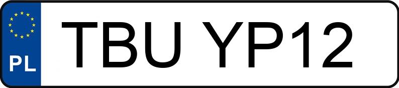 Numer rejestracyjny TBU YP12 posiada ALSPAW ESTRADA MOBILNA EMA - TBUYP12