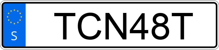 Numer rejestracyjny TCN48T posiada Chrysler  PACIFICA
