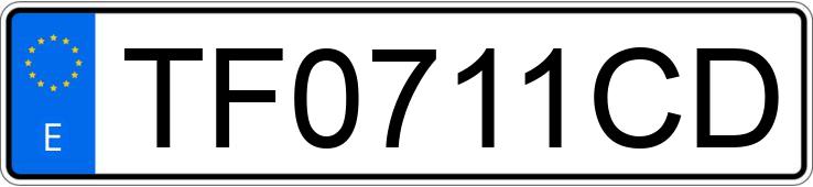 Numer rejestracyjny TF0711CD posiada SEAT CORDOBA