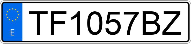 Numer rejestracyjny TF1057BZ posiada TOYOTA YARIS