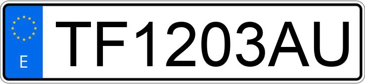 Numer rejestracyjny TF1203AU posiada VOLKSWAGEN TRANSPORTER Numer rejestracyjny TF1203AU posiada VOLKSWAGEN TRANSPORTER