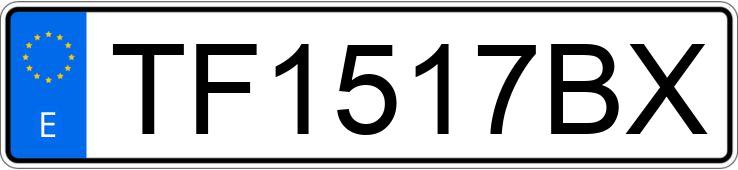 Numer rejestracyjny TF1517BX posiada CITROEN SAXO