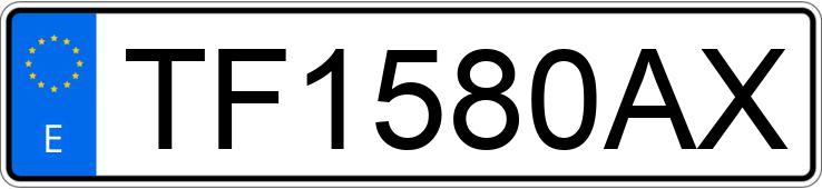 Numer rejestracyjny TF1580AX posiada OPEL CORSA