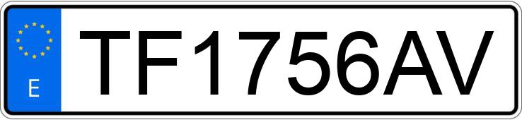 Numer rejestracyjny TF1756AV posiada RENAULT 5