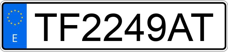 Registreringsnummeret TF2249AT har NISSAN PICK UP