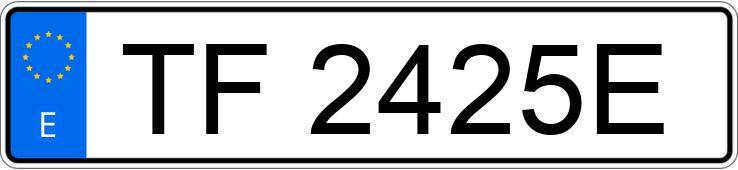 Numer rejestracyjny TF2425E posiada Ford Escort