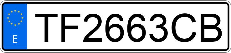 Numer rejestracyjny TF2663CB posiada CITROEN XSARA