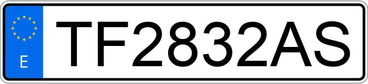 Numer rejestracyjny TF2832AS posiada TOYOTA COROLLA