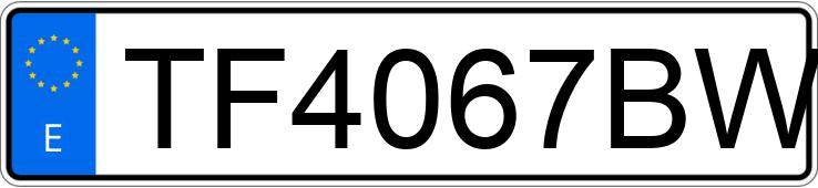 Numer rejestracyjny TF4067BW posiada NISSAN 200 SX