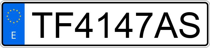 Numer rejestracyjny TF4147AS posiada VOLKSWAGEN GOLF Numer rejestracyjny TF4147AS posiada VOLKSWAGEN GOLF