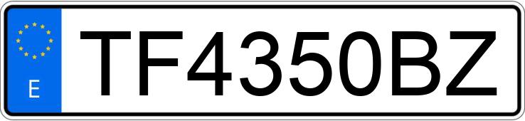 Numer rejestracyjny TF4350BZ posiada FIAT-IVECO 35.12