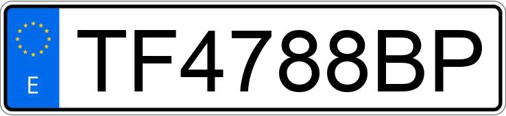 Numer rejestracyjny TF4788BP posiada TOYOTA COROLLA