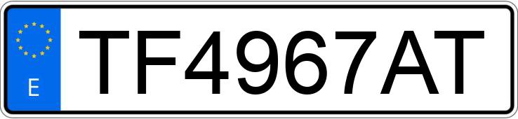 Numer rejestracyjny TF4967AT posiada TOYOTA CELICA Numer rejestracyjny TF4967AT posiada TOYOTA CELICA