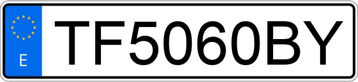 Numer rejestracyjny TF5060BY posiada RENAULT MEGANE