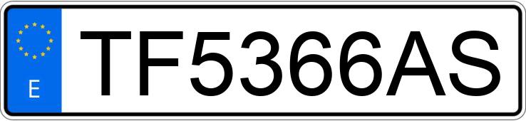 Numer rejestracyjny TF5366AS posiada BMW SERIE 5