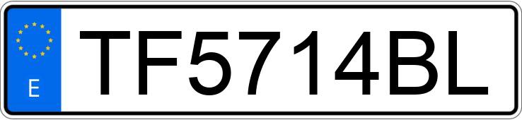 Numer rejestracyjny TF5714BL posiada CITROEN ZX Numer rejestracyjny TF5714BL posiada CITROEN ZX