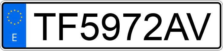 Numer rejestracyjny TF5972AV posiada HONDA CRX