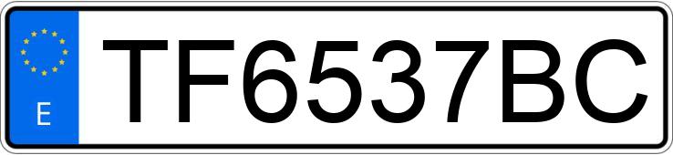 Numer rejestracyjny TF6537BC posiada SEAT IBIZA Numer rejestracyjny TF6537BC posiada SEAT IBIZA