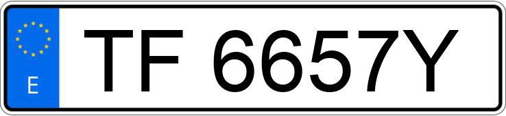 Numer rejestracyjny TF6657Y posiada TOYOTA LAND CRUISER