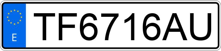 Numer rejestracyjny TF6716AU posiada BMW SERIE 3