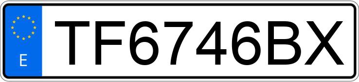 Numer rejestracyjny TF6746BX posiada BMW SERIE 3