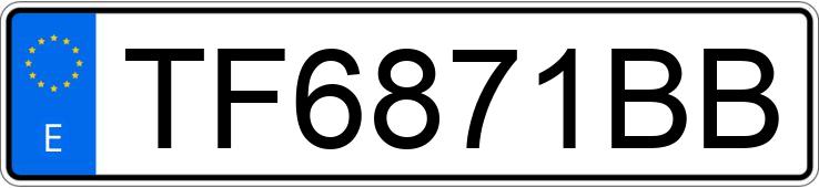 Numer rejestracyjny TF6871BB posiada PEUGEOT 205 MITO 1.1 Numer rejestracyjny TF6871BB posiada PEUGEOT 205 MITO 1.1