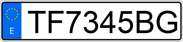 Numer rejestracyjny TF7345BG posiada FORD FIESTA