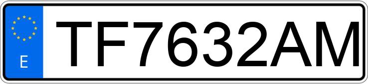 Numer rejestracyjny TF7632AM posiada HONDA CIVIC