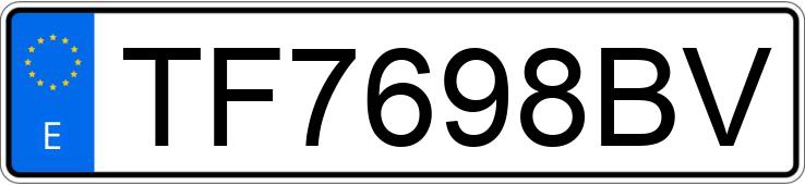 Numer rejestracyjny TF7698BV posiada CITROEN SAXO