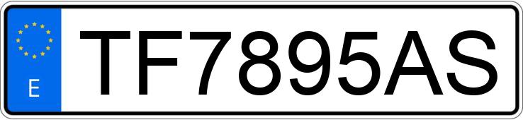 Numer rejestracyjny TF7895AS posiada RENAULT CLIO