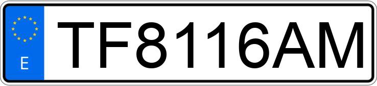 Numer rejestracyjny TF8116AM posiada MERCEDES 300 (126)