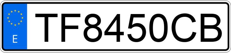 Numer rejestracyjny TF8450CB posiada HYUNDAI COUPE