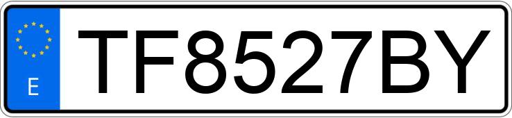 Numer rejestracyjny TF8527BY posiada BMW SERIE 3
