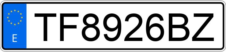 Numer rejestracyjny TF8926BZ posiada PEUGEOT PARTNER Numer rejestracyjny TF8926BZ posiada PEUGEOT PARTNER