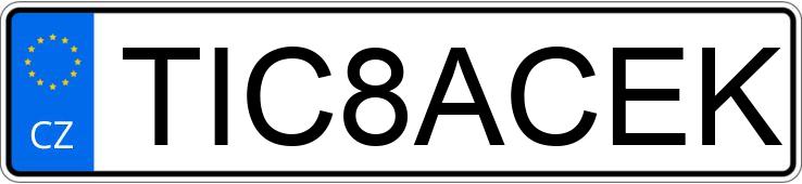 Numer rejestracyjny TIC8ACEK posiada FERRARI FERRARI 488 SPIDER