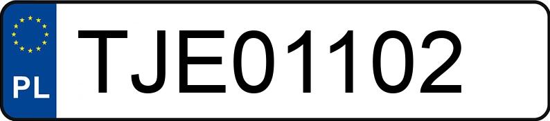 Numer rejestracyjny TJE 01102 posiada DAEWOO MATIZ 0,8 KAT - TJE01102