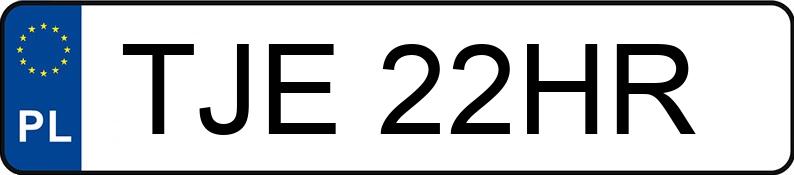 Numer rejestracyjny TJE 22HR posiada PEUGEOT 206 MISTRAL - TJE22HR Numer rejestracyjny TJE 22HR posiada PEUGEOT 206 MISTRAL - TJE22HR