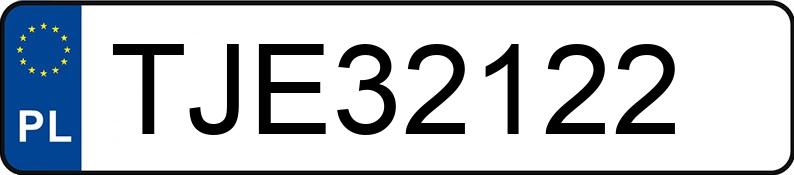 Numer rejestracyjny TJE 32122 posiada FIAT PANDA - TJE32122