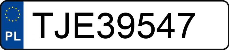 Numer rejestracyjny TJE 39547 posiada SKODA FABIA - TJE39547 Numer rejestracyjny TJE 39547 posiada SKODA FABIA - TJE39547