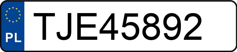Numer rejestracyjny TJE 45892 posiada AUDI A3 1.6 Kat. MR`01 8L Ambiente - TJE45892 Numer rejestracyjny TJE 45892 posiada AUDI A3 1.6 Kat. MR`01 8L Ambiente - TJE45892