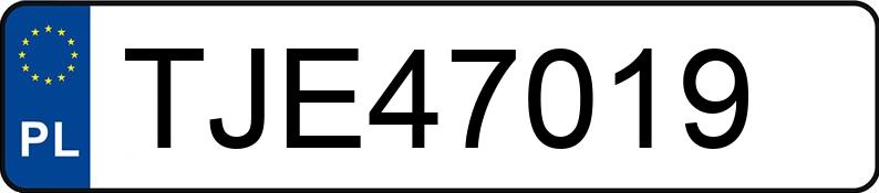 Numer rejestracyjny TJE 47019 posiada PEUGEOT 2008 Diesel MR`13 E5 Active - TJE47019