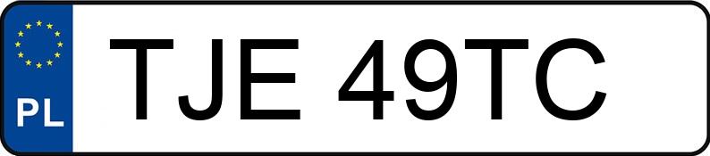 Numer rejestracyjny TJE 49TC posiada FIAT Cinquecento 0.7 Kat. Young - TJE49TC