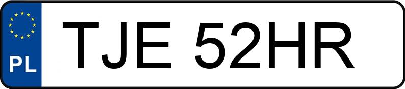 Numer rejestracyjny TJE 52HR posiada OPEL ASTRA-G 1.6KAT - TJE52HR